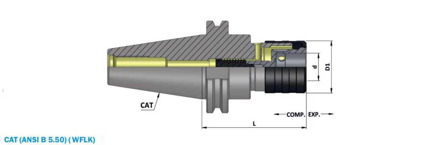 CAT50 TWFLK1 076 TAPPING ATTACHMENT